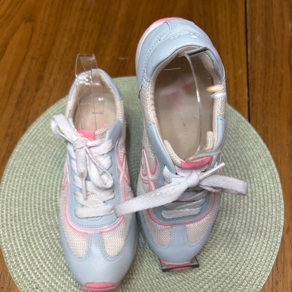Kate Spade Blue and Pink Athletic Shoes - Picture 6 of 7